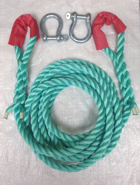 Polysteel 4x4 Recovery Tow Rope – 28mm X 4.5m, 12.5 Tonne Capacity – For Cars & Vehicles