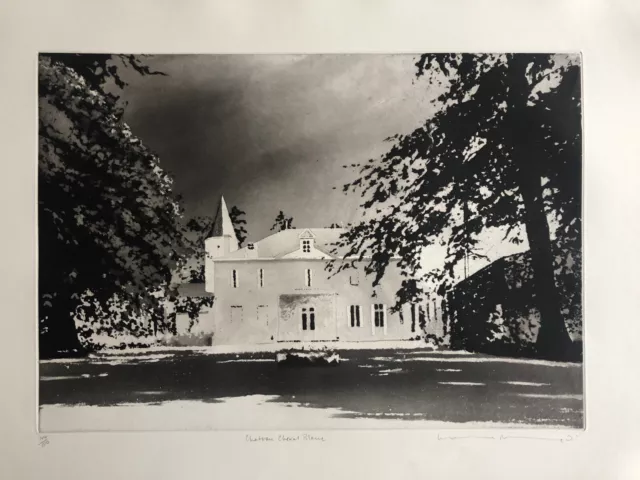 NORMAN ACKROYD RA 1938 "Chateau Cheval Blanc" Large limited Ed ETCHING ed 150