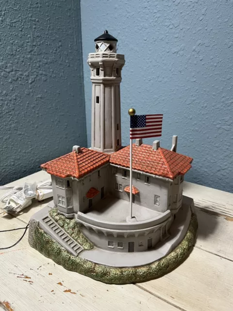 Vintage Lefton 1997 Alcatraz Island Lighthouse 11526 1909 Historic American Jail