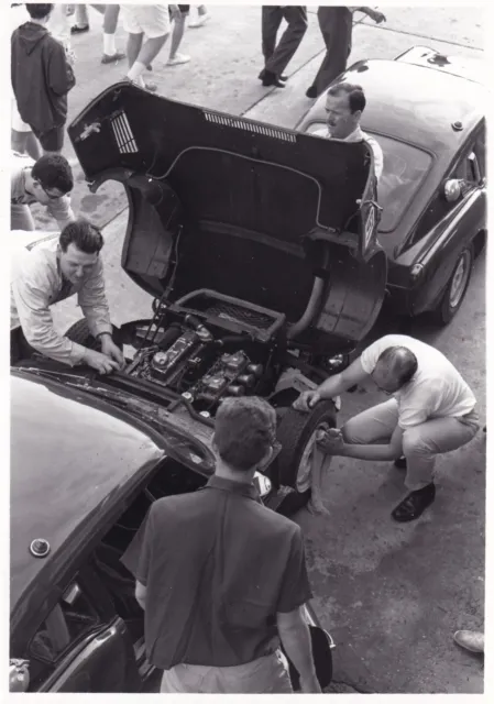 Triumph Spitfire In Pits, ?Sebring 65?, Photograph.