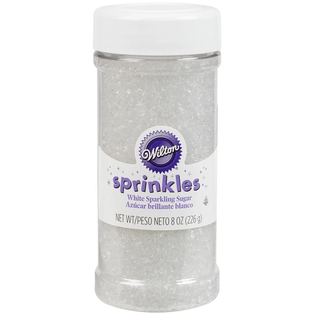 Sprinkles di zucchero 8 once bianco -W710992