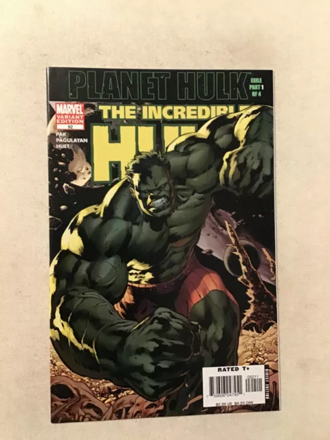 Incredible Hulk #92 Nm 9.4 1St App Of Caiera Miek Planet Hulk Begins Variant