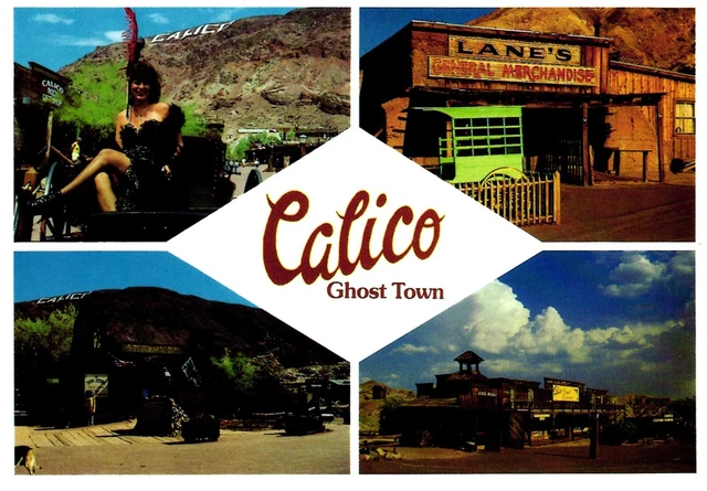 Lanes General Store Calico Ghost Town San Bernardino Park California Postcard