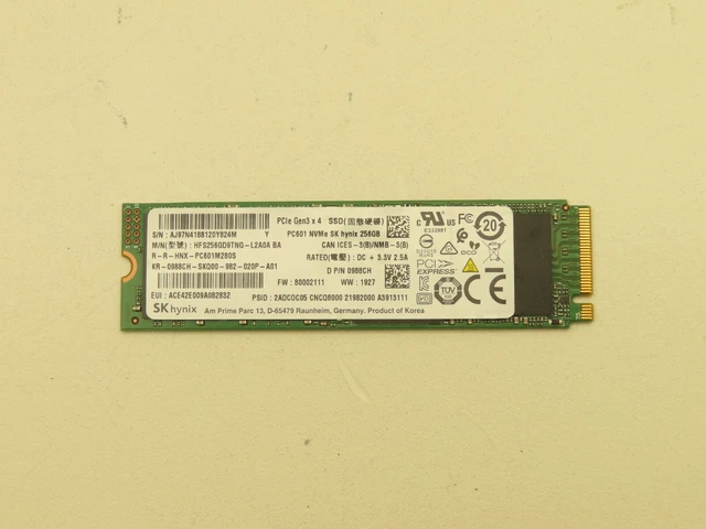 Pc401 nvme sk outlet hynix 256gb