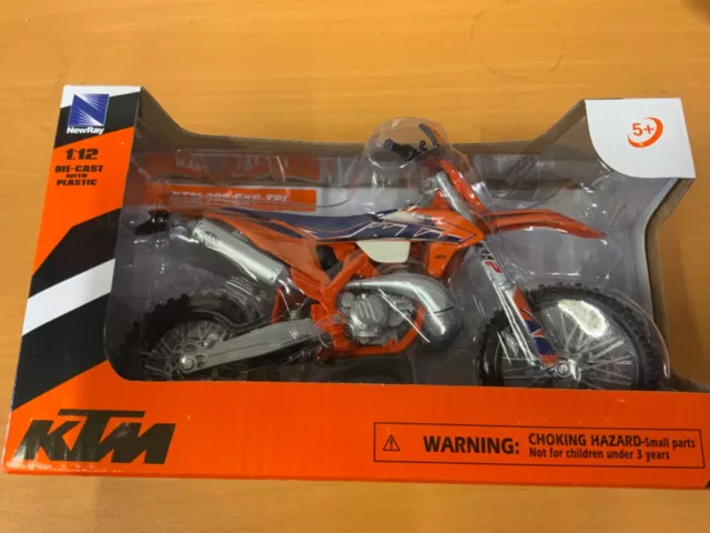 NEWRAY KTM EXC 300 TIP 1:12 Die-Cast Motocross MX Toy Model Bike Orange  £29.95 - PicClick UK