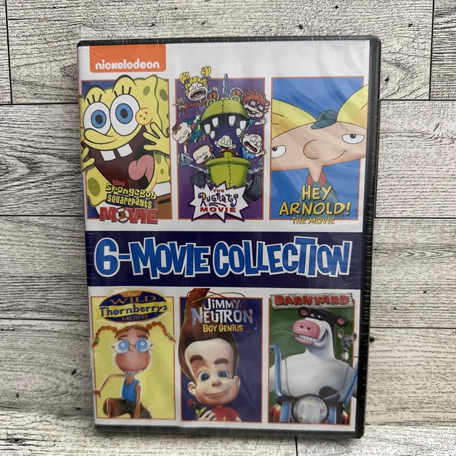 NICKELODEON 6MOVIE COLLECTION DVD NEW SEALED Spongebob Rugrats Hey