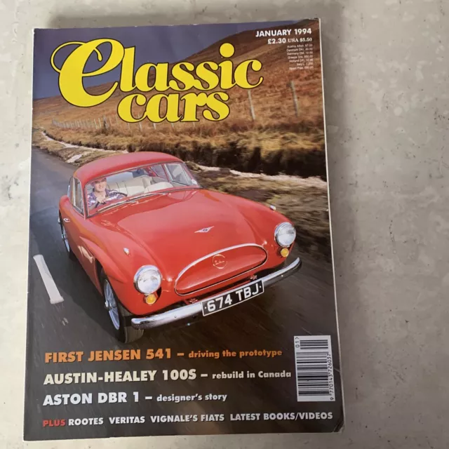 Classic Cars Magazine January 1994 Jensen 541 Austin Healey & Jensen Rebuilds (b