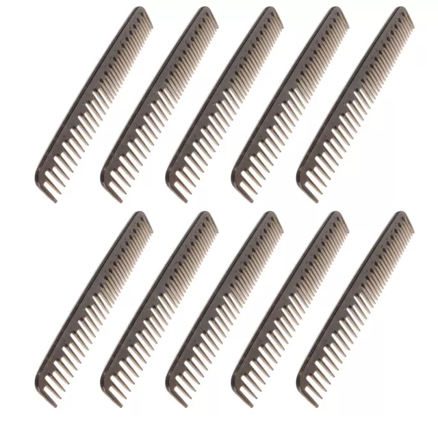 10pcs Double Tooth Comb Detangling Prevent Static Lightweight Wide Fine GFL