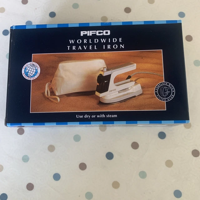 Fer à Repasser De Voyage Vintage Pifco 1053 – Tension Universelle 100-240V, Fabriqué En Angleterre