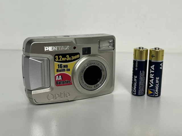 PENTAX: OPTIO 30 - 3.2MP Digital Camera - 3x Zoom (2x AA