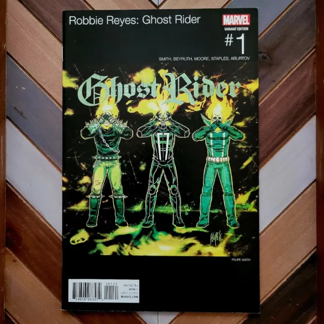 GHOST RIDER: Robbie Reyes #1 NM (Marvel 2017) Cypress Hill HIP HOP Variant