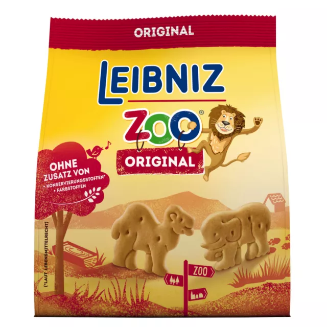 Leibniz Knackfrischer Très Délicat Mini Biscuit Savoureux Sablés Zoo Original