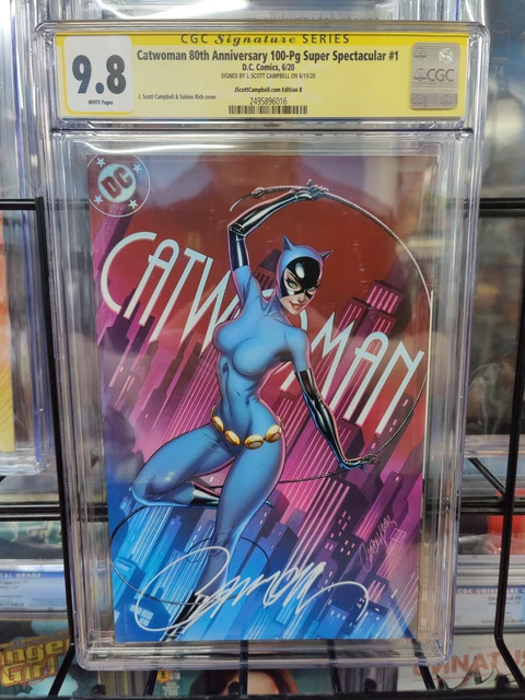Catwoman 80Th Anniversary (2020) - Cgc Grade 9.8 - Campbell Variant Signed!