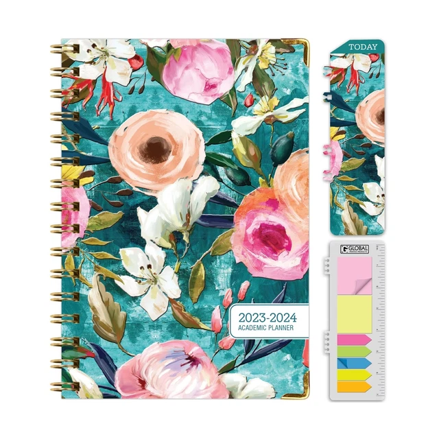 HARDCOVER ACADEMIC YEAR 20232024 Planner (June 2023 Through July... FMBI Sales 75.71
