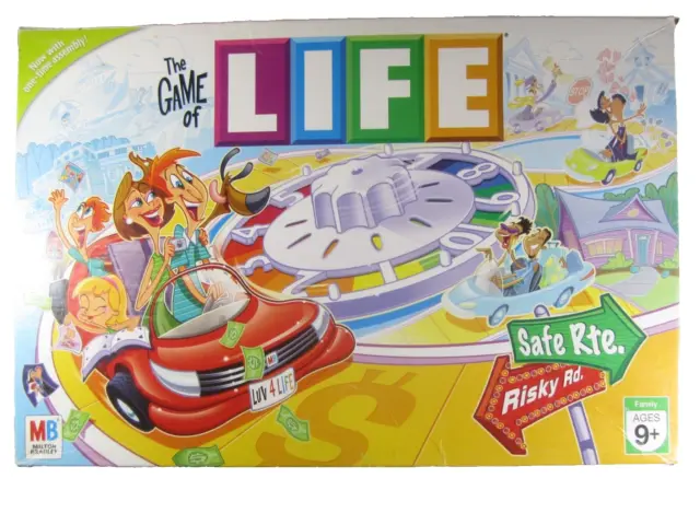 2002 Game of Life Board Game by Milton Bradley Complete Great Cond FREE SHIP