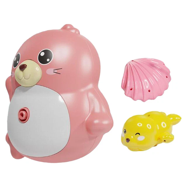 3-teiliges Baby-Badespielzeug, Seelöwen-Sprinkler-Badespielzeug,