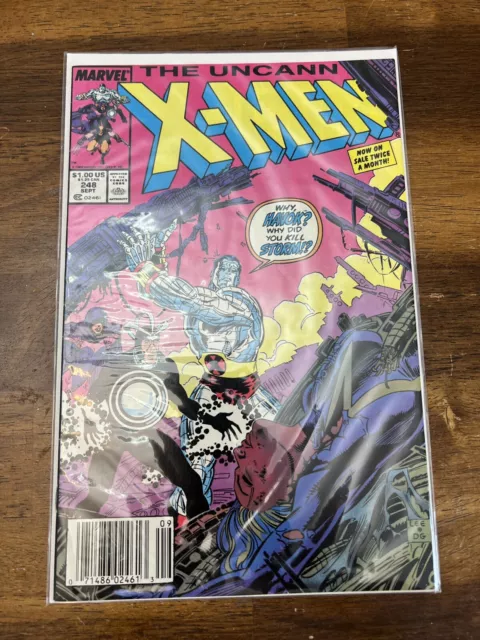 The Uncanny X-Men Vol 1 #248 Newsstand First Jim Lee Art On X-Men