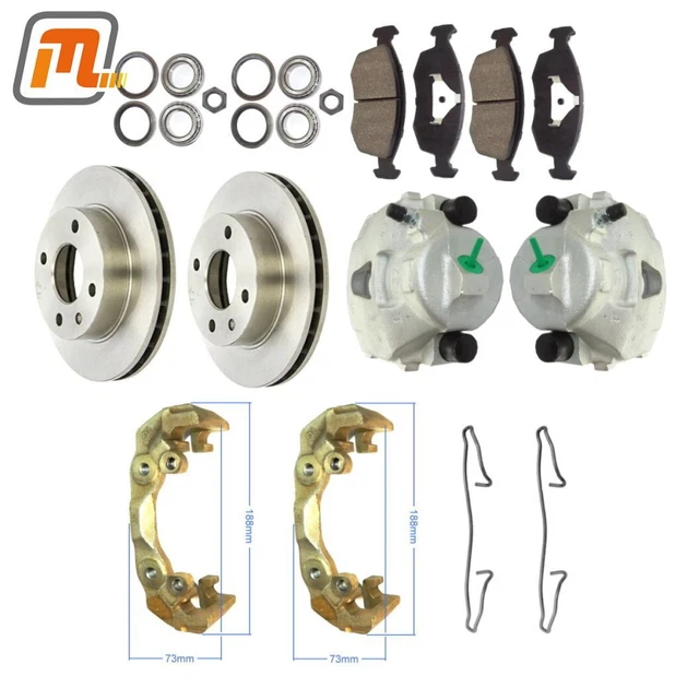 FORD ESCORT MK3 MK4 Front Brake System Conversion Kit to Brake Disc Ø ...