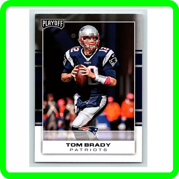 Tom Brady PLAYOFF 2017 Investment NFL Legend QB Card New England Patriots Jersey