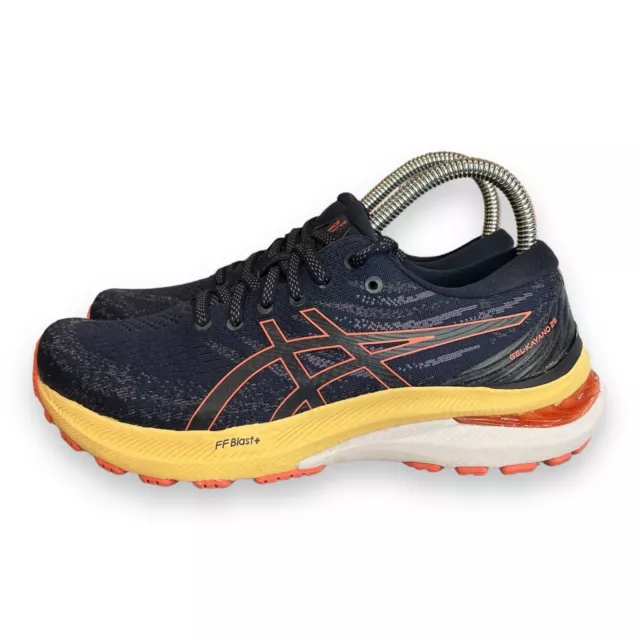 Asics Women's Gel-Kayano 29 Running Shoes, Size 6.5, Midnight/Papaya