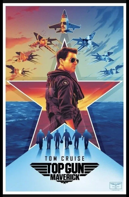 TOP GUN: MAVERICK 11x17 Fan Event 2022 TOM CRUISE movie POSTER