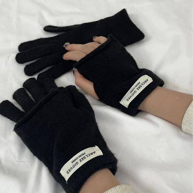 Guanti da polso imitazione cashmere guanti invernali ciclismo outdoor