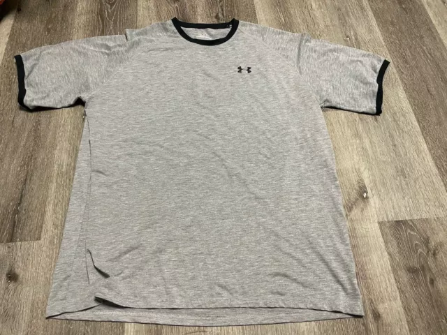 #D98  MEN UNDER ARMOUR XXL Heatgear Gym Crossfit Training SHIRT