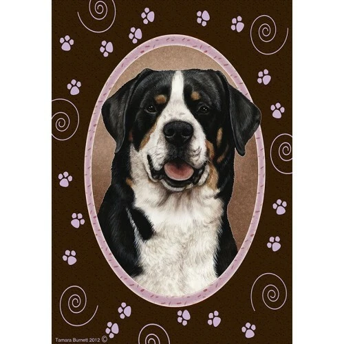 Paws House Flag - Greater Swiss Mountain Dog 17144