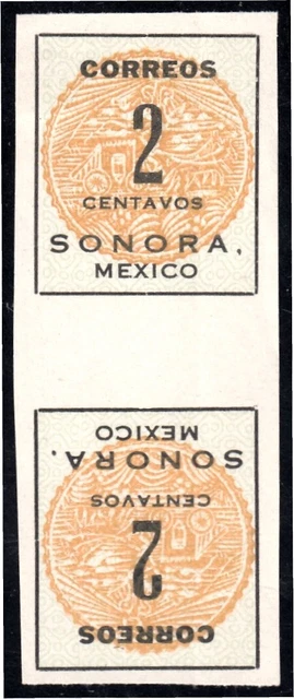 Mexico 281 1915 MNH Free State And Sovereign Of Sorona Tetebeche
