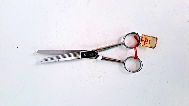 Ancien Coupe-choux Ciseaux Coiffeur Noir ébène - Occasion Fonctionnel