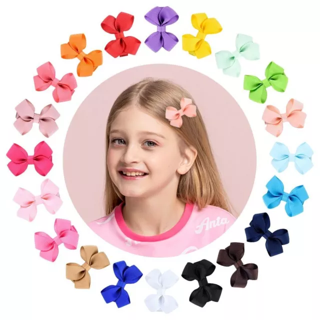 Cute Bowknot Hair Clips Small Girls Barrette New Bow Hairpin