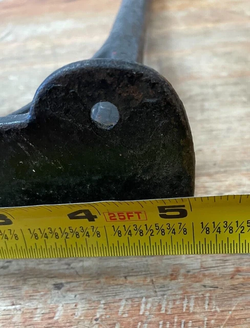 Vintage LARGE Heavy Duty COAT HOOK 12" Cast Iron tack harness barn hat wall 5
