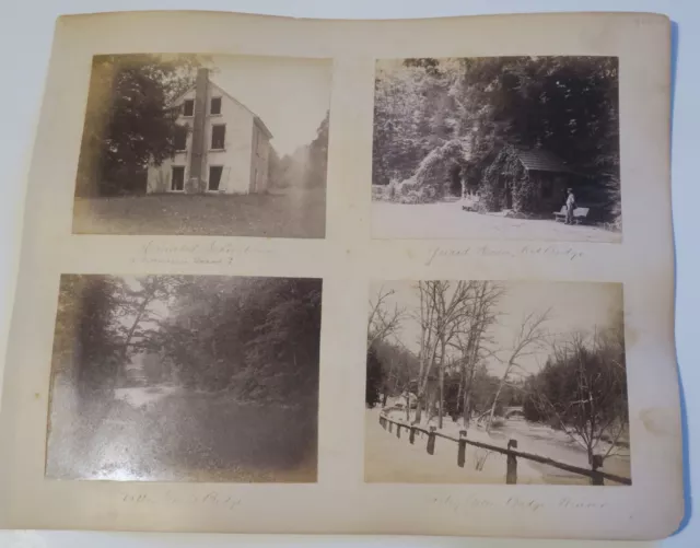16 1880s photos Philadelphia area historic sites,Fairmount Park,Wissahickon Driv