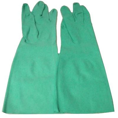 Tucker Safety Y8323L Green Large Unsupported Nitrile Gloves - Pair