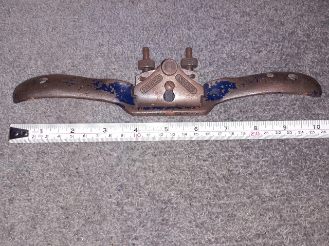 Vintage RECORD  No  0151 Spokeshave flat base spoke shave 3