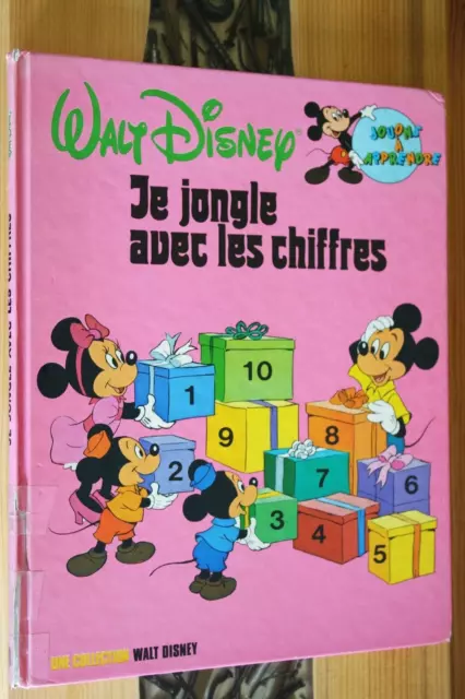 Walt Disney Jouons à apprendre JE JONGLE AVEC LES CHIFFRES  de 1984