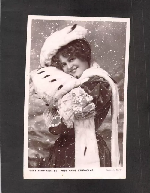 C2523 Glamour Miss Marie Studholme Rotary Photo PU1907 Adelaide vintage postcard