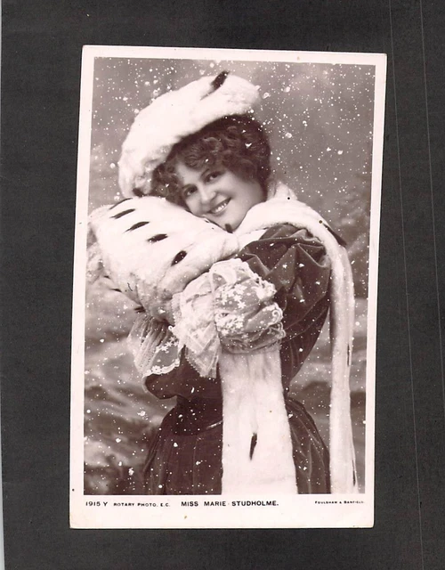 C2523 Glamour Miss Marie Studholme Rotary Photo PU1907 Adelaide vintage postcard