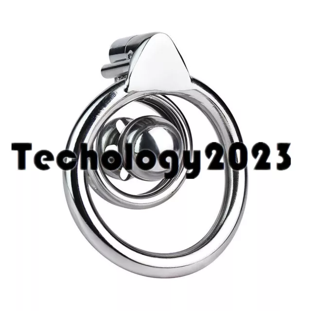 2024 FAAK STAINLESS Steel Negative Chastity Cage Device Male Flat Lock ...