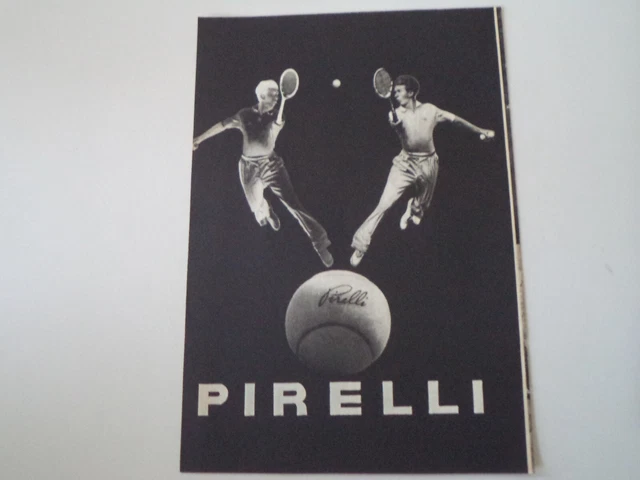 advertising Pubblicità 1948 PALLE DA TENNIS PIRELLI