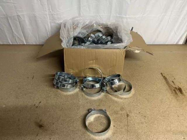 50x Schlauchklemme Gelenkbolzenschelle Schlauchschelle Verzinkt W1 104-112mm
