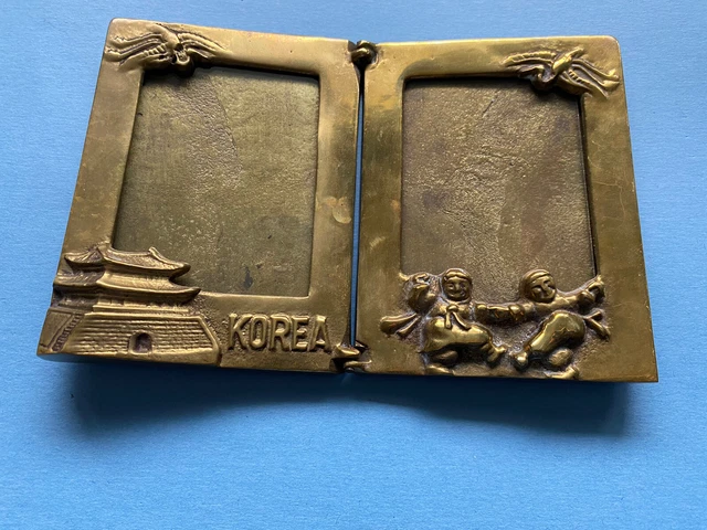 Vintage Brass Picture Frame Korea
