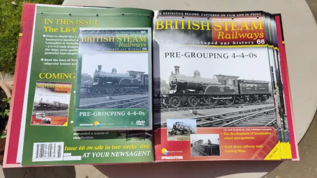 DeAgostini British Steam Railways Magazine & DVD #66 Pre-grouping 4-4-0s