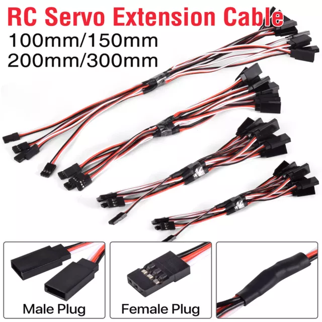 5X RC Servo Extension Cable Servo Wire Lead JR Futaba for RC Car Helicopter