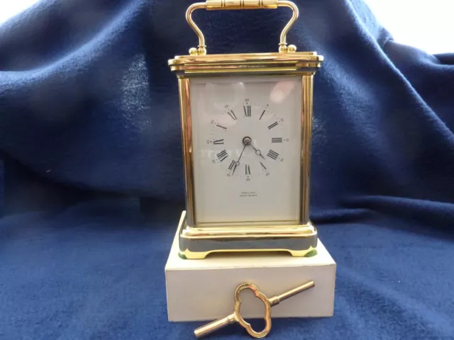 Large Brass Carriage Clock,  Chiming