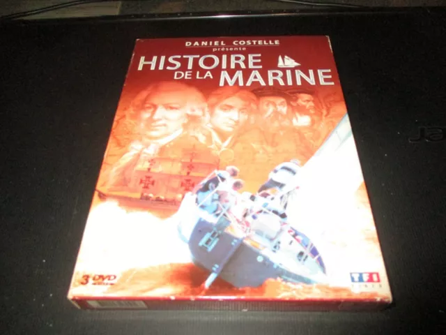 COFFRET 3 DVD "HISTOIRE DE LA MARINE : Les plus grands défis marins jamais conté