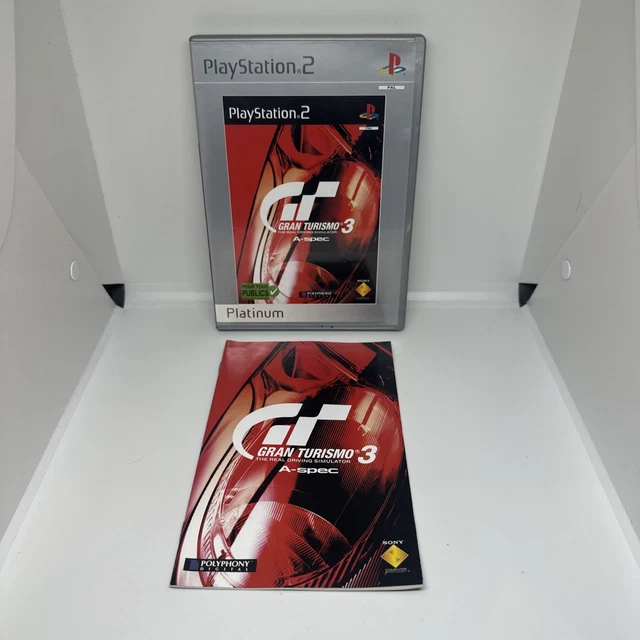 Jeu PlayStation 2 Gran Turismo 3 A-Spec - Complet, Très Bon état - Version Française
