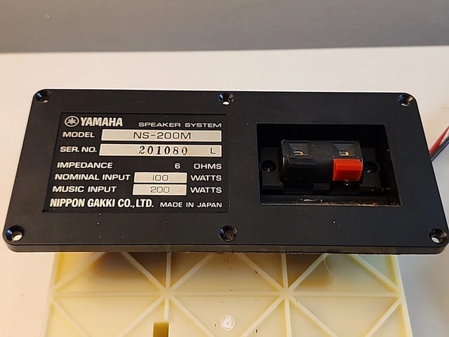 YAMAHA NS-200M SPEAKER Terminals Crossovers PicClick AU