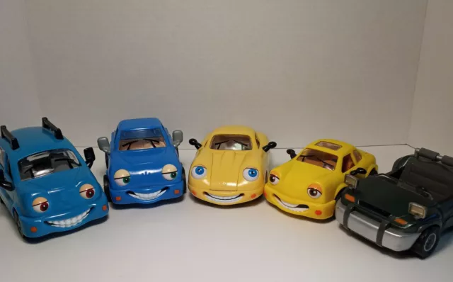 The Chevron Cars Vintage Set Of 5 Collectible toys