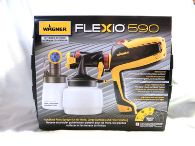 ⭐Brand NEW⭐ Wagner FLEXIO 590 Indoor & Outdoor Handheld Paint Sprayer 0529010